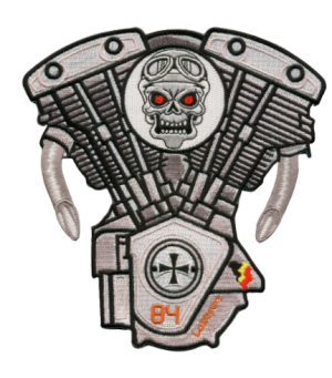 geborduurde bikerpatches 